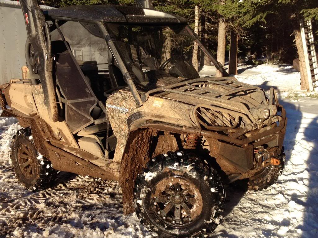 New MudBuster Fender Flare Extensions Photos CanAm Commander Forum