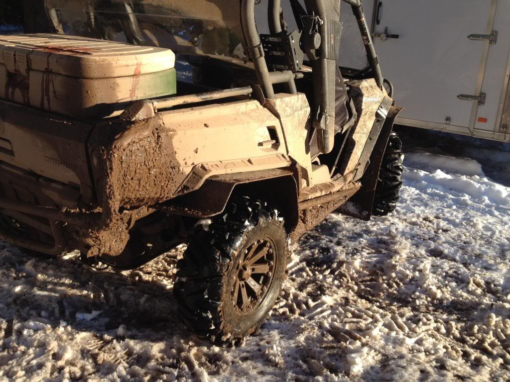 New MudBuster Fender Flare Extensions Photos CanAm Commander Forum