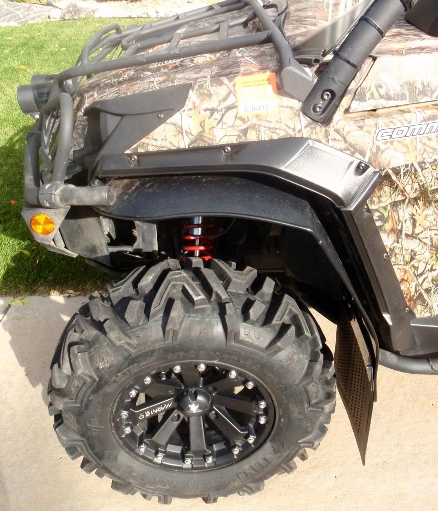 New MudBuster Fender Flare Extensions Photos CanAm Commander Forum
