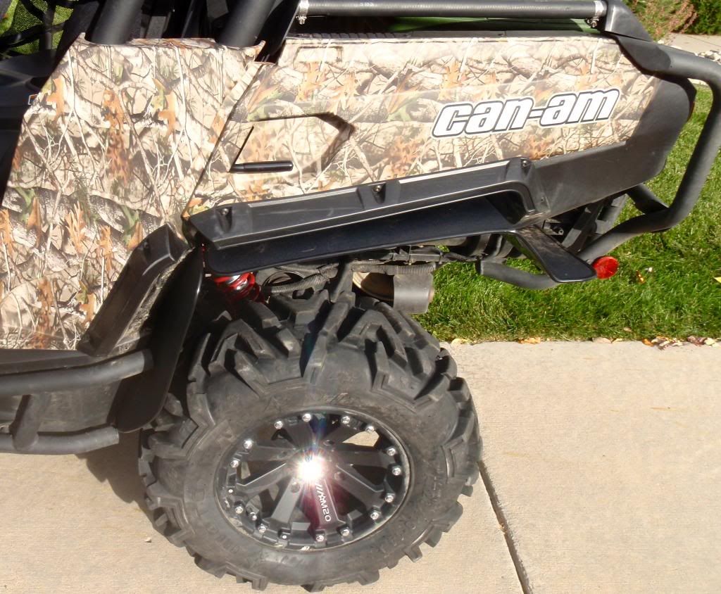 New MudBuster Fender Flare Extensions Photos CanAm Commander Forum