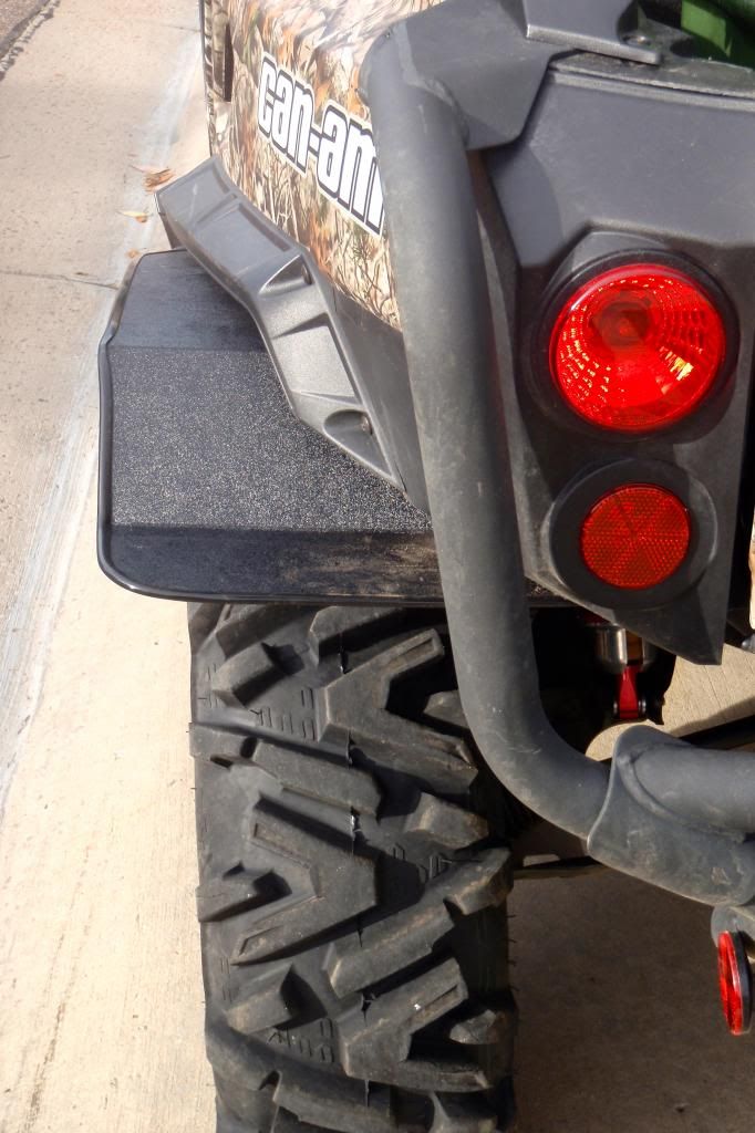 New MudBuster Fender Flare Extensions Photos CanAm Commander Forum