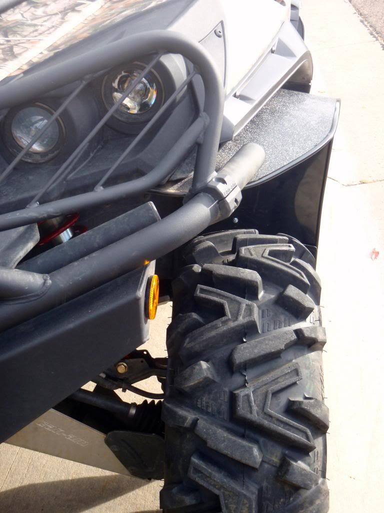 New MudBuster Fender Flare Extensions Photos CanAm Commander Forum