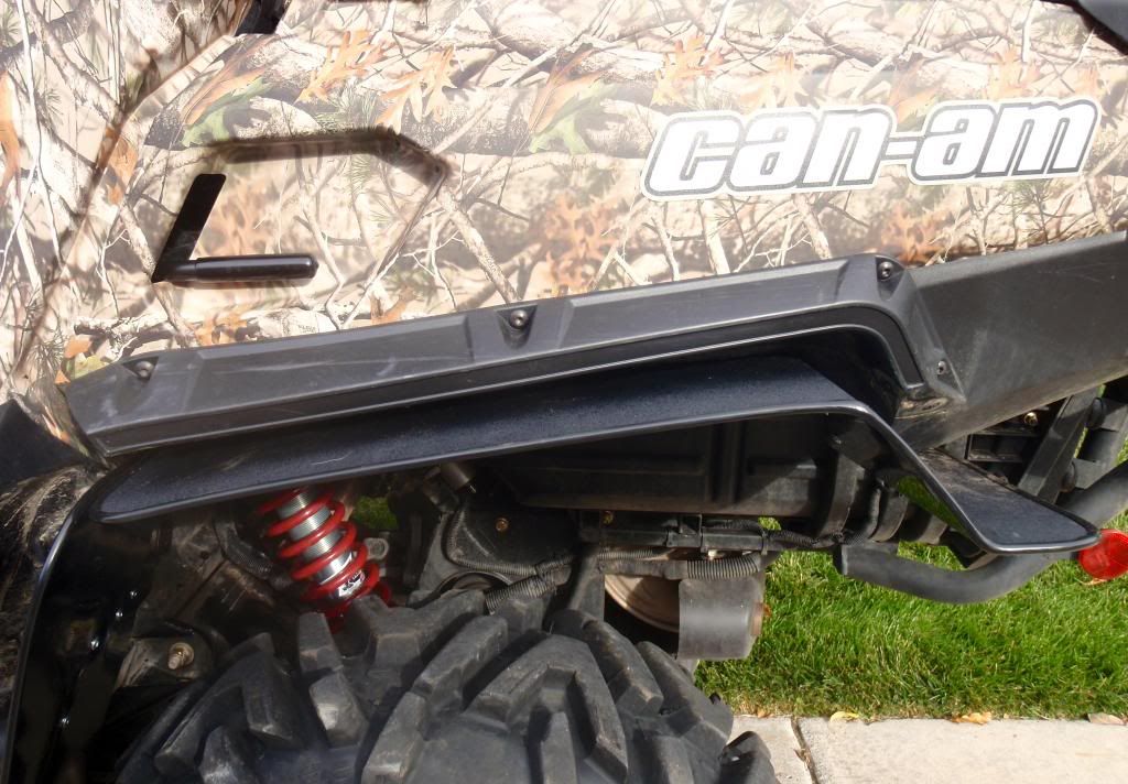 New MudBuster Fender Flare Extensions Photos CanAm Commander Forum