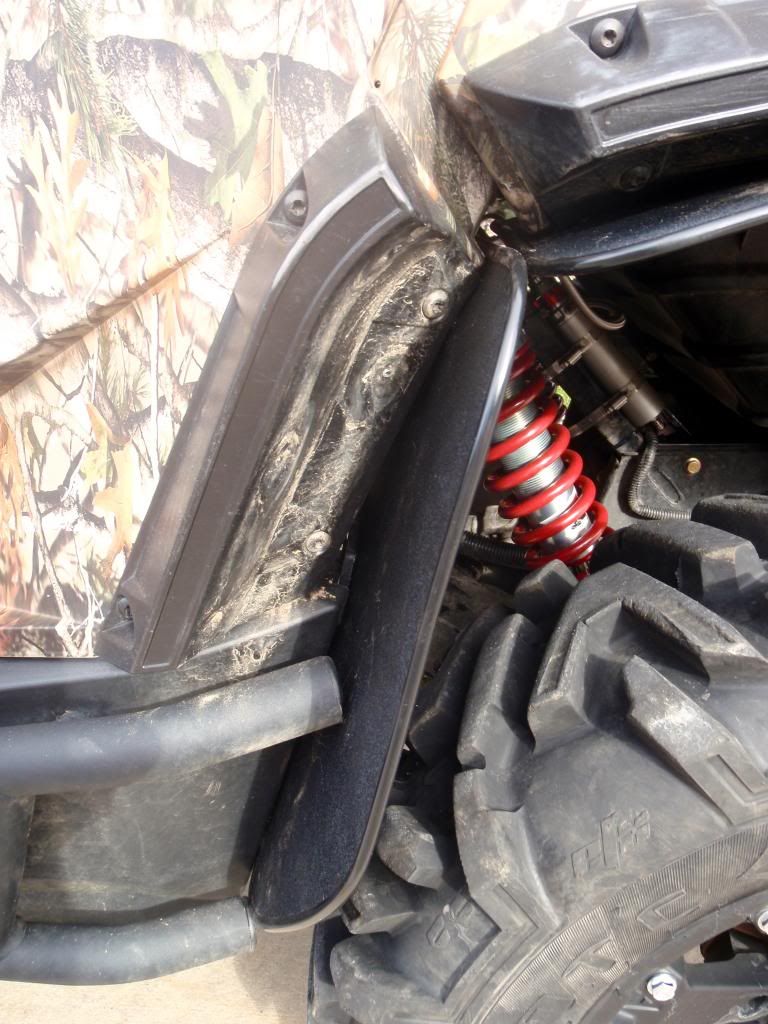 New MudBuster Fender Flare Extensions Photos CanAm Commander Forum