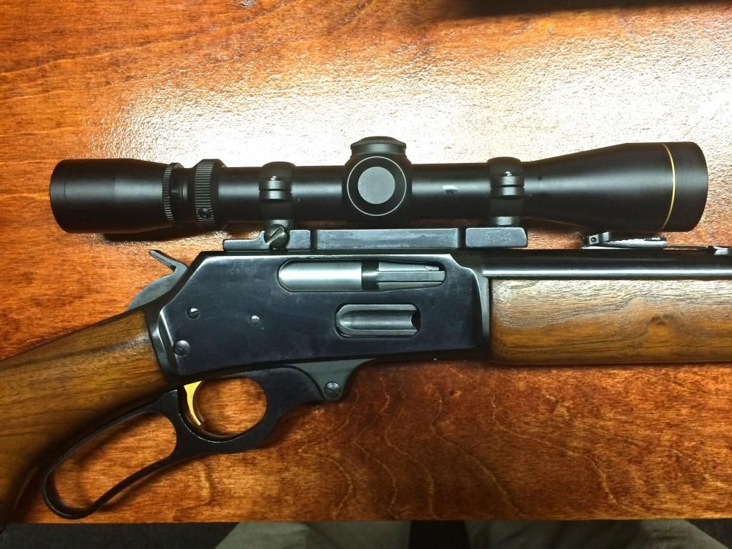 The 336 just went from high rings to low rings... Marlin Firearms Forum