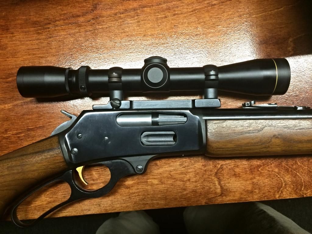 The Marlin 336 high rings to low rings... — gunsandammo