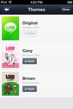 Cara Mengganti Themes Line Brown Di Ios 1_zpsa0dd75f0
