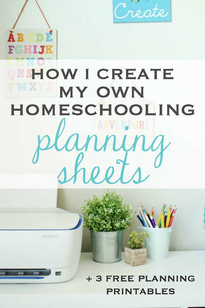 How I save money and create my own planning sheets from home + 3 free printables