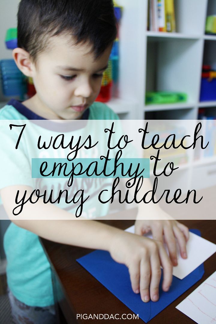 7 ways we can encourage the development of empathy in young children. 