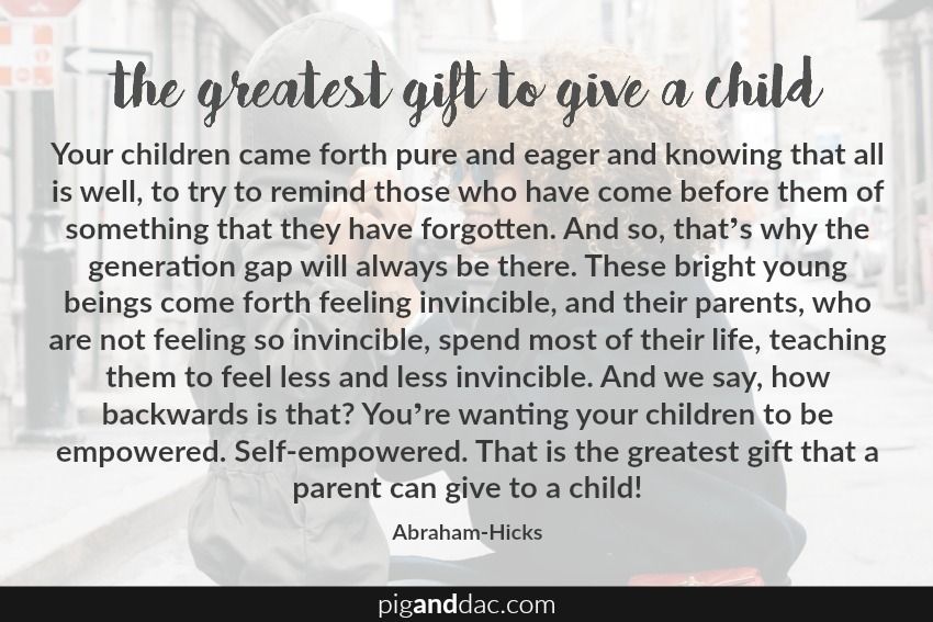 Abraham-Hicks parenting quote