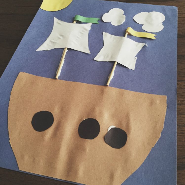 Mayflower craft, cute Thanksgiving activity! 