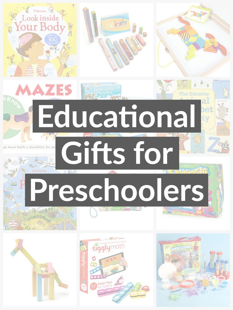 Fun, educational toys and books for preschoolers