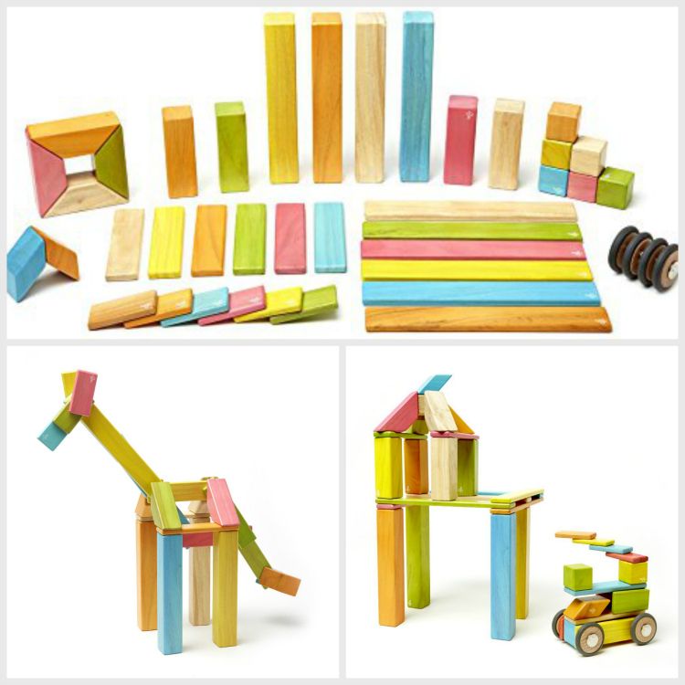 Tegu Magnetic Wooden Block Set - educational gift guide for preschoolers