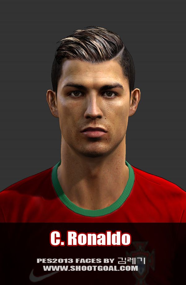 Face, Cristiano Ronaldo, CR7, Real Madrid, Liga Española, Liga BBVA, PES 2013, Pro Evolution Soccer, Konami