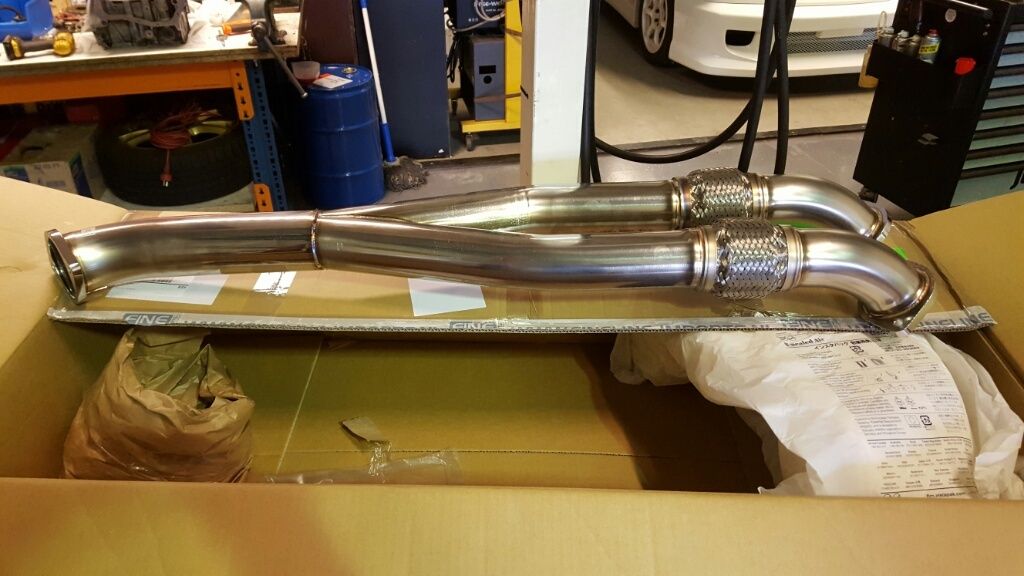 Just installed HKS nonresonated midpipe GTR Forum