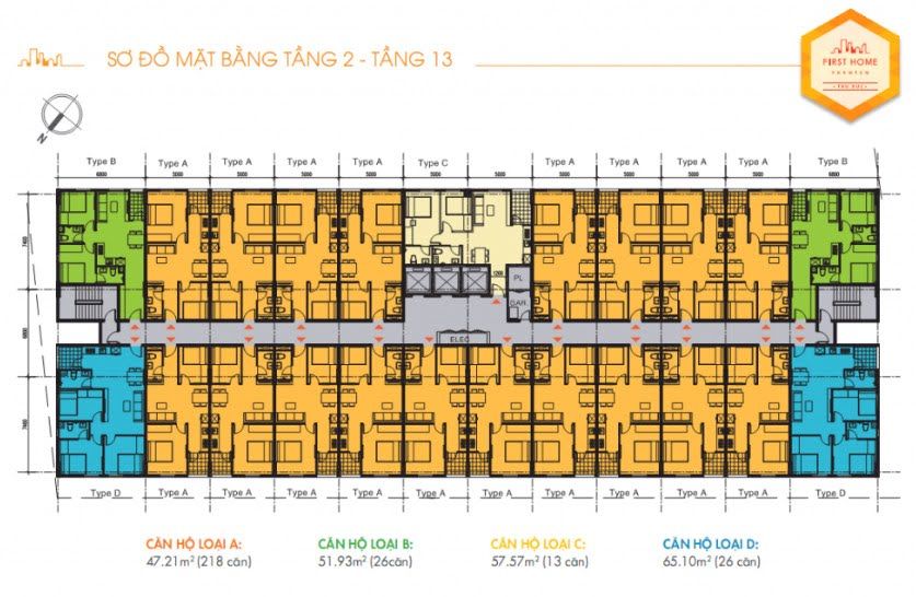 Mat bang can ho first home thu duc