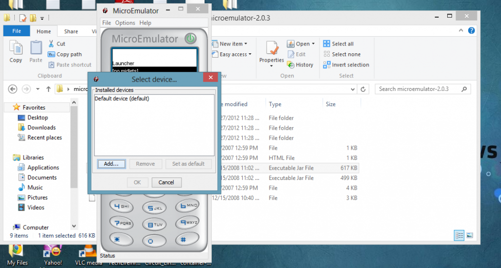 Microemulator a java midlet emulator + Opera mini setup Tutorial