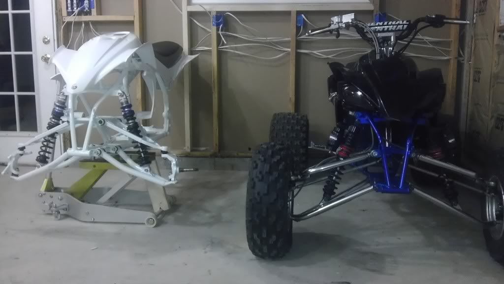 her deep throat yfz450 with shaved fenders