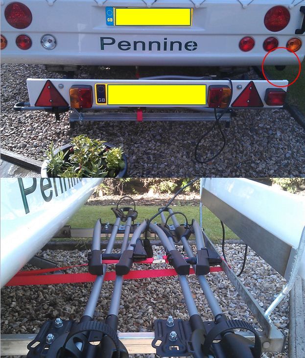 Pathfinder Bike Rack UKCampsite.co.uk Trailer Tents and Folding Campers