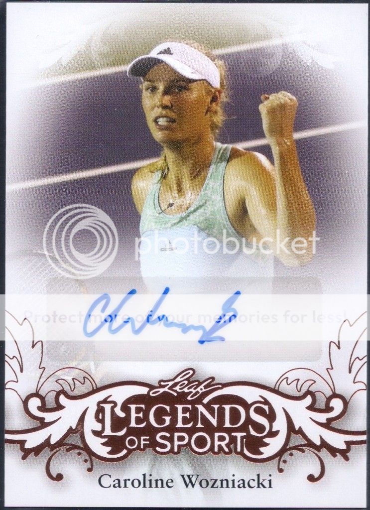 2015 Leaf Legends Of Sport Caroline Wozniacki Autograph Photo by ...