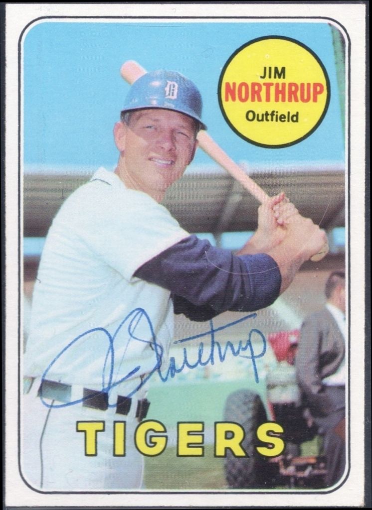 1969 Topps Jim Northrup Autograph Photo by megaberry | Photobucket